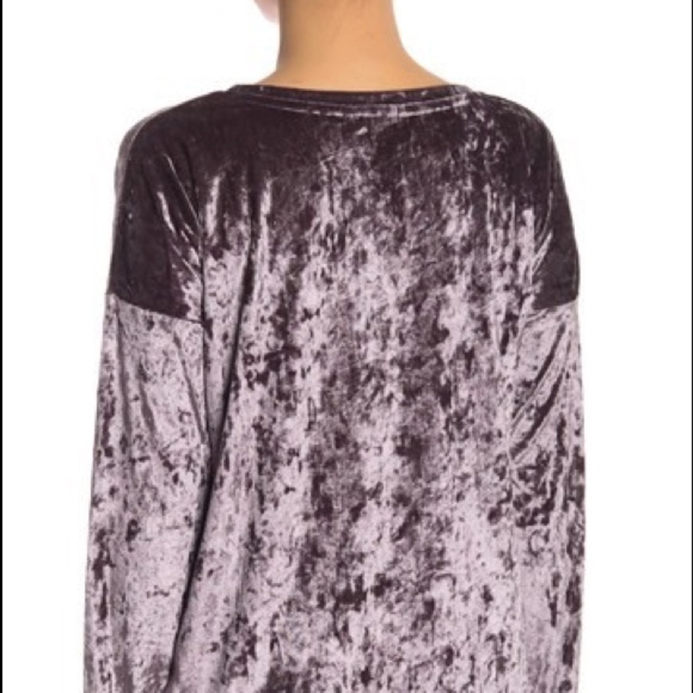 PJ salvage mink crushin it velvet top